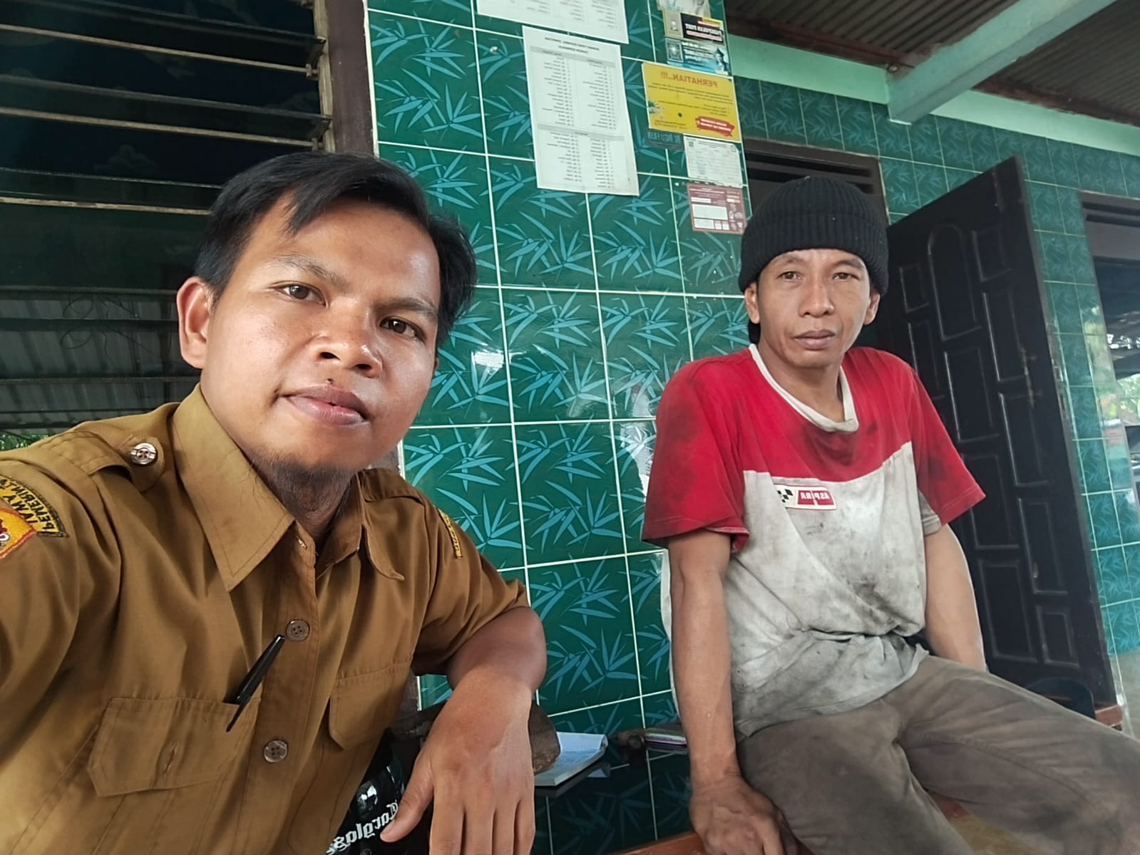 Monitoring Peserta Didik PKL di DUDI Bengkel Andri Berjalan Lancar